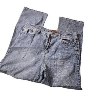 Miss Juli Light Wash Straight Leg Jeans Size 18